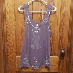 Sequin Tank Top